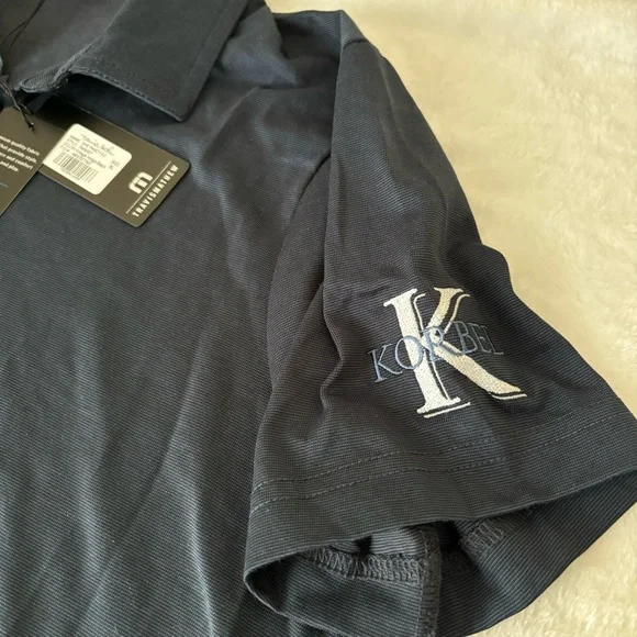 Travis Matthew Women's She Fancy 2.0 Polo Shirt Vintage Indigo/Black Size XL - Picture 8 of 12